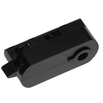 Διφασικός Connector 3 Καλωδίων Αντάπτορας Κρέμασης Φωτιστικών για Μαύρη Ράγα Οροφής