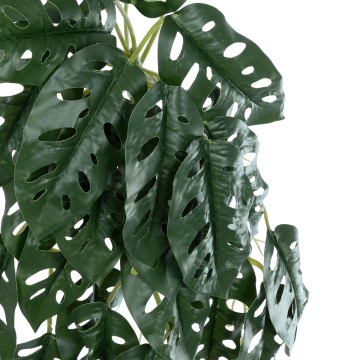 Τεχνητός Κήπος MONSTERA HANGING   - Τεχνητό Διακοσμητικό Κρεμαστό Φυτό Μονστέρα Υ45cm