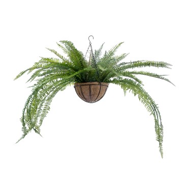 Τεχνητός Κήπος FERN HANGING   Τεχνητό Κρεμαστό Διακοσμητικό Φυτό Φτέρης Y45cm