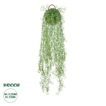 Τεχνητός Κήπος GOLDEN BELL WILLOW 1 HANGING   Κρεμαστό Τεχνητό Διακοσμητικό Φυτό Ιτίας  Y110cm