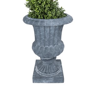 Τεχνητός Κήπος ALCAZAR  Επιδαπέδιο Πολυεστερικό Τσιμεντένιο Κασπώ Γλάστρα -  Γκρι Φ38 x Υ51cm Τεχνητός Κήπος ALCAZAR  Επιδαπέδιο Πολυεστερικό Τσιμεντένιο Κασπώ Γλάστρα -  Γκρι Φ38 x Υ51cm