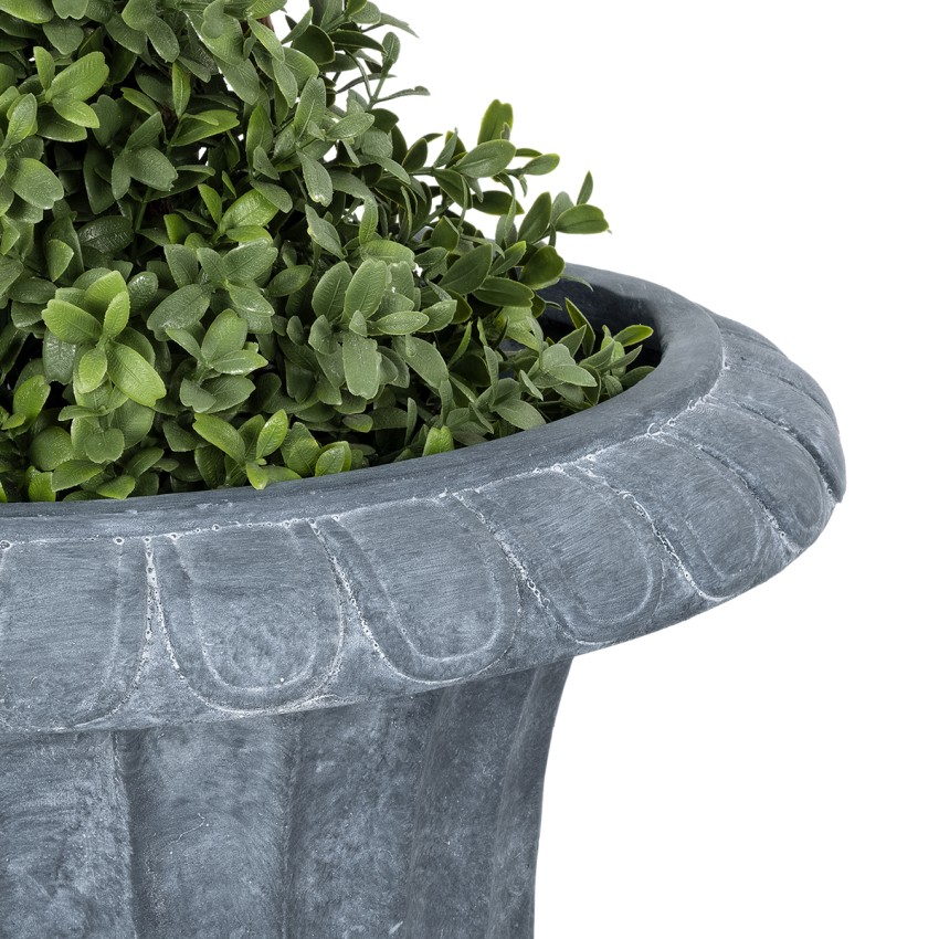 Τεχνητός Κήπος ALCAZAR Επιδαπέδιο Πολυεστερικό Τσιμεντένιο Κασπώ Γλάστρα - Γκρι Φ38 x Υ51cm Τεχνητός Κήπος ALCAZAR Επιδαπέδιο Πολυεστερικό Τσιμεντένιο Κασπώ Γλάστρα - Γκρι Φ38 x Υ51cm