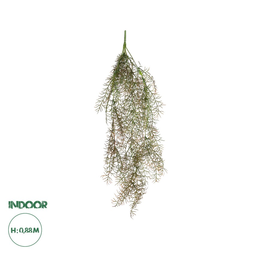 Τεχνητός Κήπος HANGING FOENICULUM  Τεχνητό Διακοσμητικό Κρεμαστό Φυτό Φοινίκουλο Μ30 x Π12 x Υ88cm