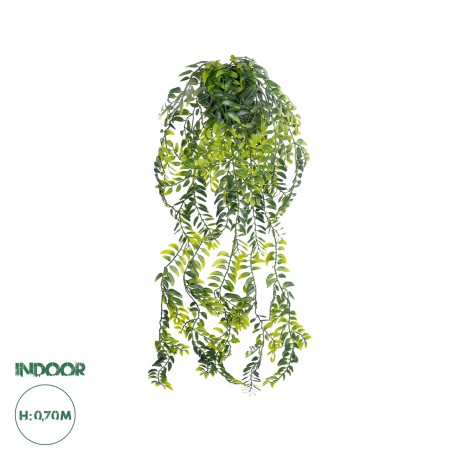 Τεχνητός Κήπος HANGING FERN  - Τεχνητό Κρεμαστό Διακοσμητικό Φυτό Φτέρη  Φ23 x Y70cm