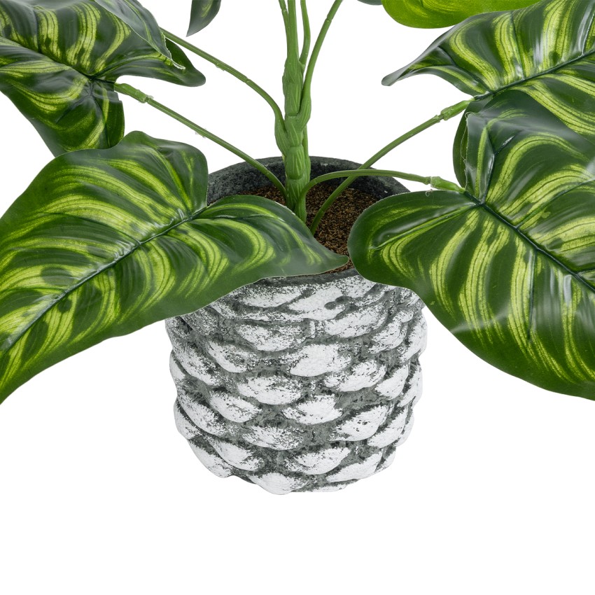 Τεχνητός Κήπος PEACOCK  Τεχνητό Διακοσμητικό Φυτό Παγώνι Φ38 x Υ33cm