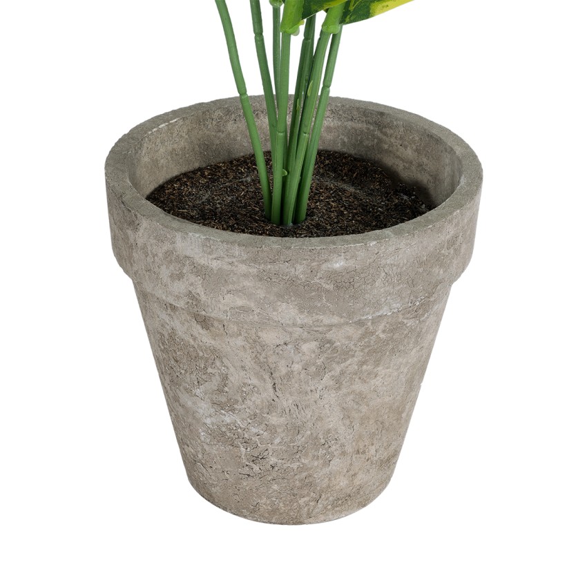 Τεχνητός Κήπος YELLOW HOSTA   Τεχνητό Διακοσμητικό Φυτό Κίτρινη Χόστα Φ45 x Υ40cm