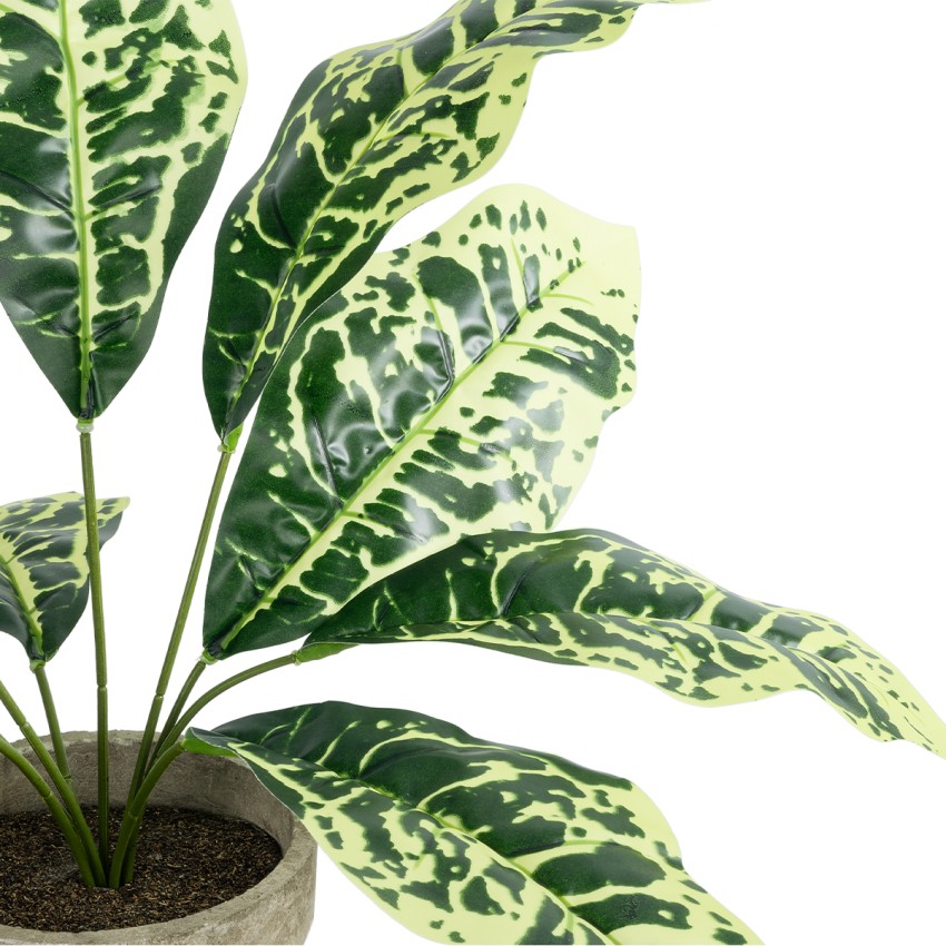 Τεχνητός Κήπος YELLOW AGLAONEMA POTTED   Διακοσμητικό Φυτό Κίτρινο Αγλαόνημα Φ40 x Υ33cm