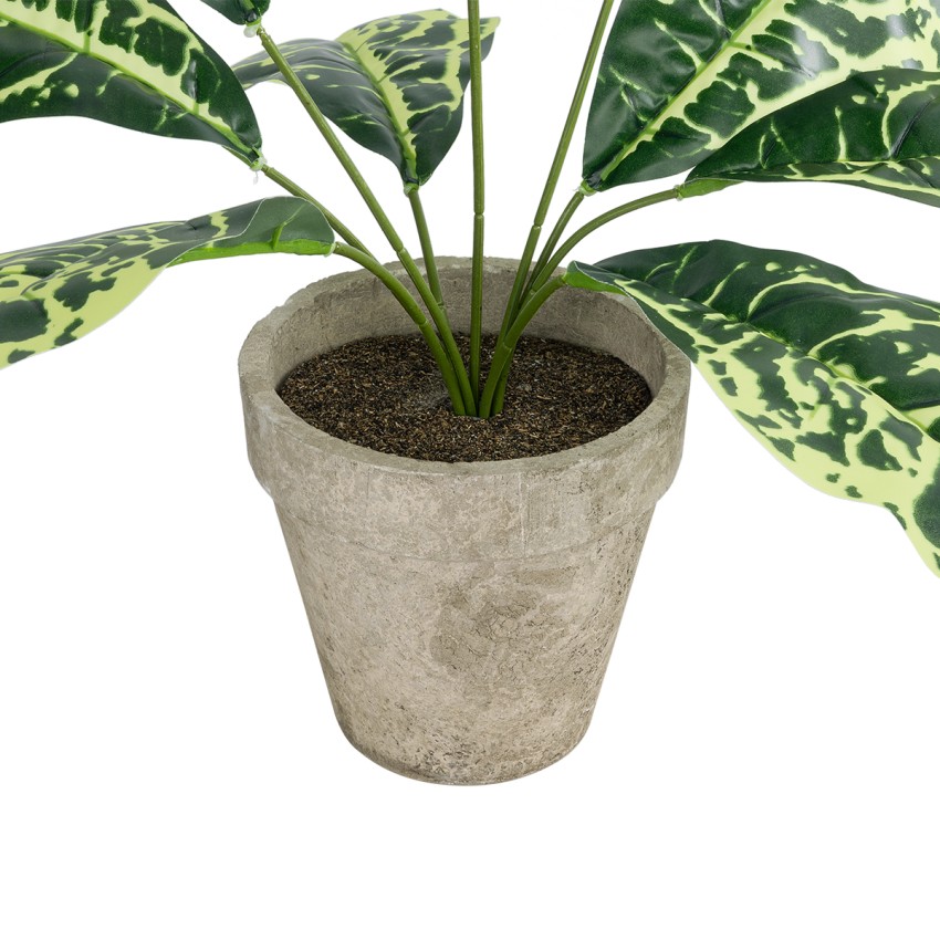 Τεχνητός Κήπος YELLOW AGLAONEMA POTTED   Διακοσμητικό Φυτό Κίτρινο Αγλαόνημα Φ40 x Υ33cm