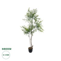 Τεχνητός Κήπος GREEN NANDINA   Διακοσμητικό Φυτό Πράσινη Ναντίνα Φ66 x Υ150cm