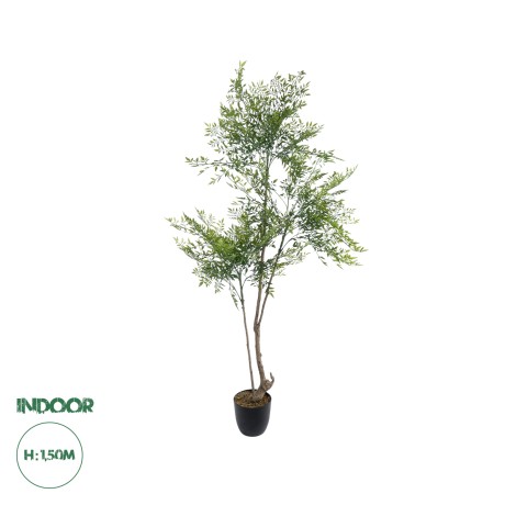 Τεχνητός Κήπος GREEN NANDINA   Διακοσμητικό Φυτό Πράσινη Ναντίνα Φ66 x Υ150cm