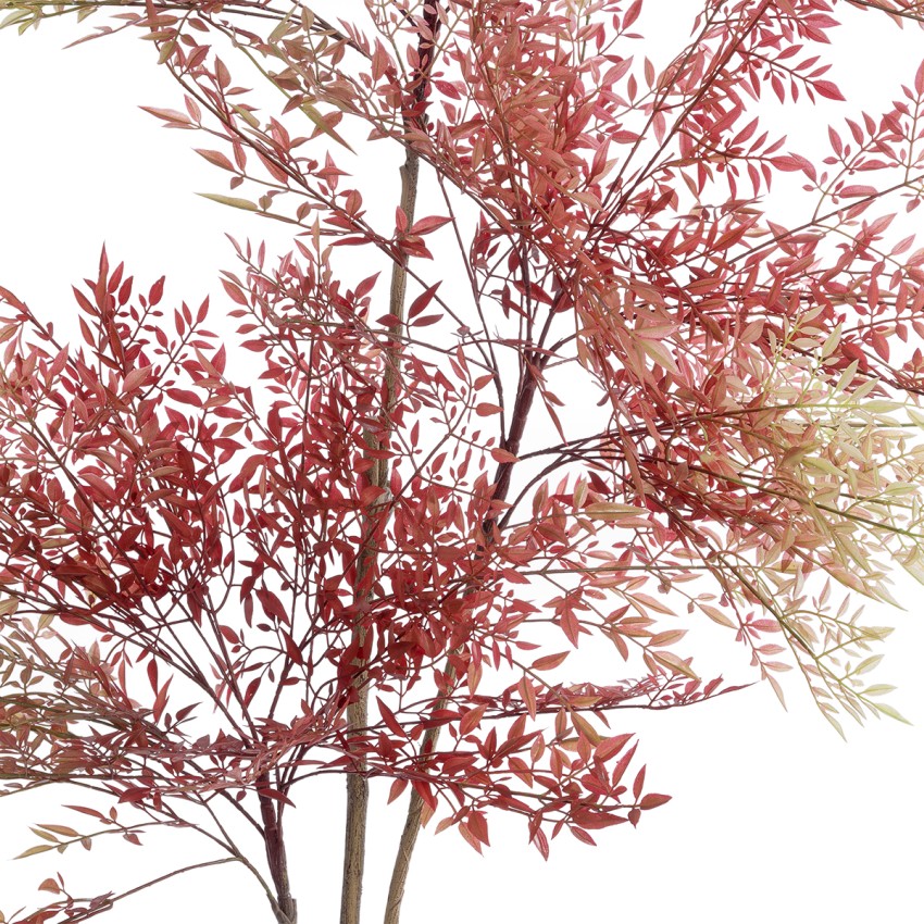 Τεχνητός Κήπος RED NANDINA   Διακοσμητικό Φυτό Κόκκινη Ναντίνα Φ66 x Υ150cm