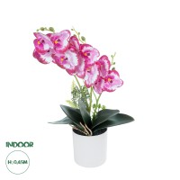 Τεχνητός Κήπος PINK + FUCHSIA ORCHID  Διακοσμητικό Φυτό Ροζ - Φούξια Ορχιδέα Υ45cm