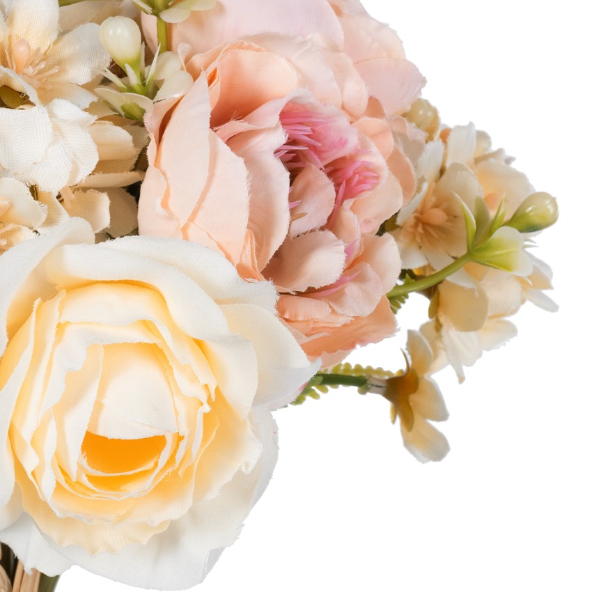 Τεχνητός Κήπος PEONY FLOWER BOUQUET  Τεχνητό Διακοσμητικό Μπουκέτο Παιώνιας Y30cm