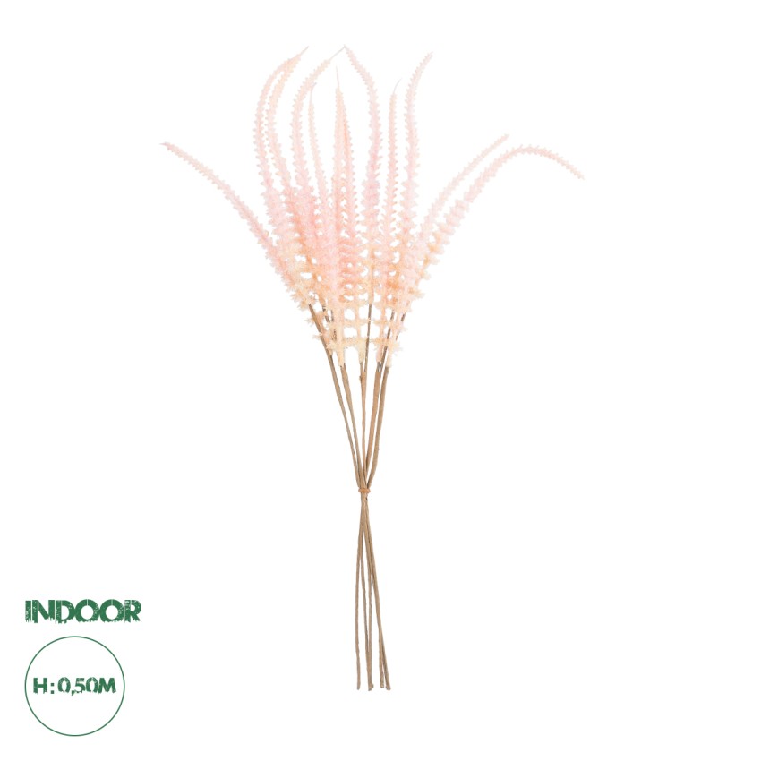 Τεχνητός Κήπος PINK SAGE BOUQUET  Τεχνητό Διακοσμητικό Μπουκέτο Στάχι Y50cm Ροζ