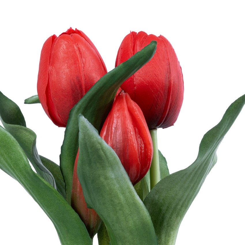 Τεχνητός Κήπος RED TULIP  Διακοσμητικό Φυτό Κόκκινη Τουλίπα Υ23cm