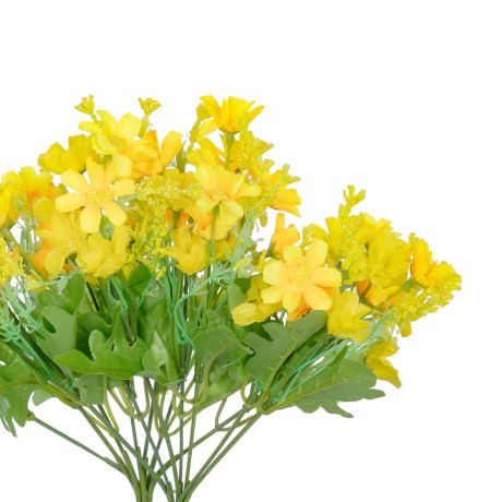 Τεχνητός Κήπος CHRYSANTHEMUM BRANCH  Τεχνητό Διακοσμητικό Κλαδί Χρυσάνθεμου Y30cm Σετ 2 τεμαχίων