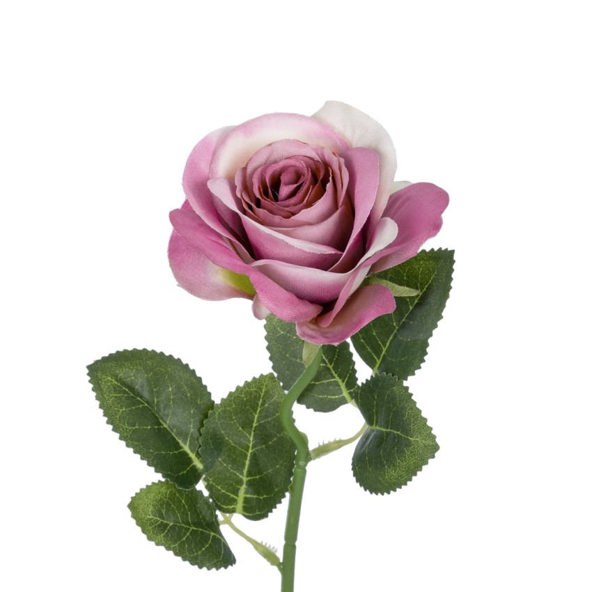 Τεχνητός Κήπος  PINK ROSE BRANCH  Τεχνητό Διακοσμητικό Κλαδί ΡοζΤριαντάφυλλο Y50cm