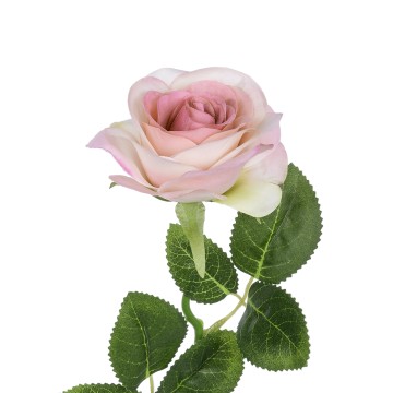 Τεχνητός Κήπος LIGHT PINK ROSE  BRANCH  Τεχνητό Διακοσμητικό Κλαδί Ανοιχτό ΡοζΤριαντάφυλλο Y50cm