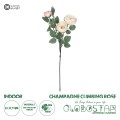 Τεχνητός Κήπος CHAMPAGNE CLIMBING ROSE BRANCH  Τεχνητό Διακοσμητικό Κλαδί Τριαντάφυλλο Σαμπανιζέ Y70cm
