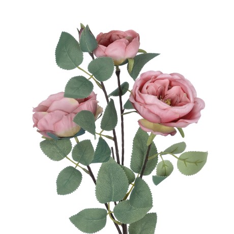Τεχνητός Κήπος HOT PINK CLIMBING ROSE BRANCH  Τεχνητό Διακοσμητικό Κλαδί Τριαντάφυλλο Έντονο Ροζ Y70cm