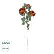 Τεχνητός Κήπος CORAL RED CLIMBING ROSE BRANCH  Τεχνητό Διακοσμητικό Κλαδί Τριαντάφυλλο Κοραλί Y70cm