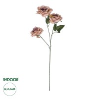 Τεχνητός Κήπος OLD PINK CLIMBING ROSE BRANCH  Τεχνητό Διακοσμητικό Κλαδί Τριαντάφυλλο Ξεθωριασμένο Ροζ Y66cm