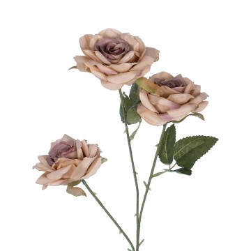 Τεχνητός Κήπος OLD PINK CLIMBING ROSE BRANCH  Τεχνητό Διακοσμητικό Κλαδί Τριαντάφυλλο Ξεθωριασμένο Ροζ Y66cm