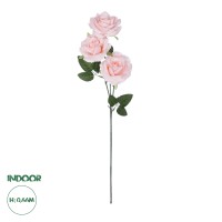 Τεχνητός Κήπος LIGHT PINK  CLIMBING ROSE BRANCH  Τεχνητό Διακοσμητικό Κλαδί Τριαντάφυλλο Ανοιχτό Ροζ Y66cm
