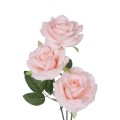 Τεχνητός Κήπος LIGHT PINK  CLIMBING ROSE BRANCH  Τεχνητό Διακοσμητικό Κλαδί Τριαντάφυλλο Ανοιχτό Ροζ Y66cm