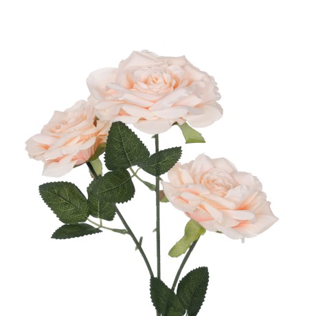 Τεχνητός Κήπος PALE PINK CLIMBING ROSE BRANCH  Τεχνητό Διακοσμητικό Κλαδί Τριαντάφυλλο απαλό Ροζ Y66cm