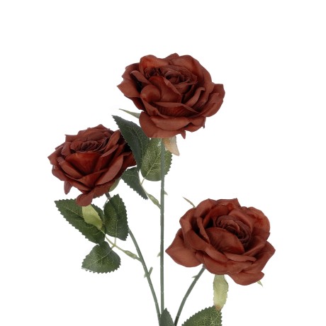 Τεχνητός Κήπος RED CLIMBING ROSE BRANCH  Τεχνητό Διακοσμητικό Κλαδί Τριαντάφυλλο Κόκκινο Y66cm