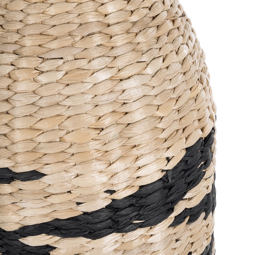 Τεχνητός Κήπος AQABA Διακοσμητικό Πλεκτό Καλάθι - Κασπώ Γλάστρα - Μπεζ με Μαύρο Φ20cm x Υ60cm Τεχνητός Κήπος AQABA Διακοσμητικό Πλεκτό Καλάθι - Κασπώ Γλάστρα - Μπεζ με Μαύρο Φ20cm x Υ60cm