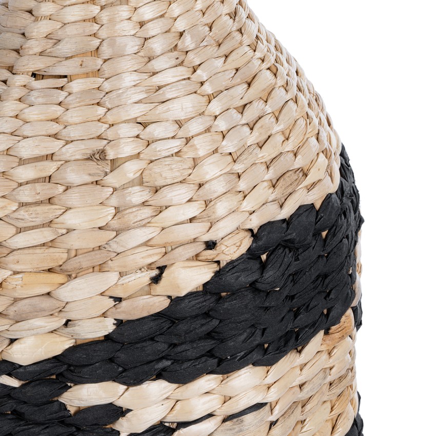 Τεχνητός Κήπος JORDAN Διακοσμητικό Πλεκτό Καλάθι - Κασπώ Γλάστρα - Μπεζ με Μαύρο Φ16cm x Υ30cm Τεχνητός Κήπος JORDAN Διακοσμητικό Πλεκτό Καλάθι - Κασπώ Γλάστρα - Μπεζ με Μαύρο Φ16cm x Υ30cm
