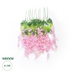 Τεχνητός Κήπος PALE PINK WISTERIA FLOWER BRANCH  Σετ 12 Τεχνητά Διακοσμητικά κλαδιά Βιστέριας Απαλό Ροζ Φ45 x Υ120cm
