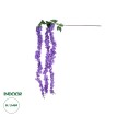 Τεχνητός Κήπος PURPLE WISTERIA FLOWER BRANCH  Τεχνητό Διακοσμητικό κλαδί Βιστέρια Μωβ Φ45 x Υ164cm