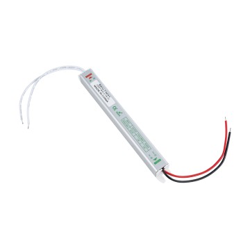 GLOBOSTAR® LUMISLIM  Τροφοδοτικό/Μετασχηματιστής PELV 18W 1.5A DC 12V IP20 - AC 220-240V σε DC 12V - Μ17.5 x Π1.8 x Υ1.8cm