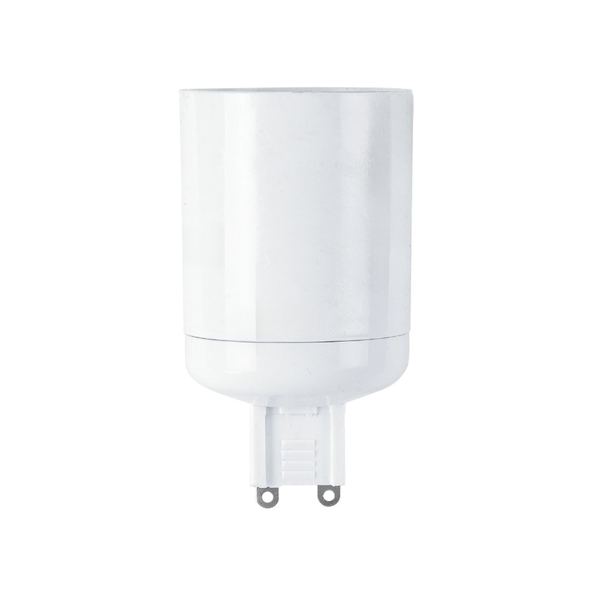 Πλαστικός Αντάπτορας Μετατροπέας από 1xG9 Ντουί σε 1xE27 Ντουί Λευκό Φ3.4 x Υ6cm Πλαστικός Αντάπτορας Μετατροπέας από 1xG9 Ντουί σε 1xE27 Ντουί Λευκό Φ3.4 x Υ6cm