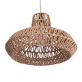GLOBOSTAR® JENSON  Boho Κρεμαστό Φωτιστικό Οροφής με Ντουί 1 x E27 AC 220-240V IP20 - Μπεζ - Μ38 x Π38 x Υ24cm