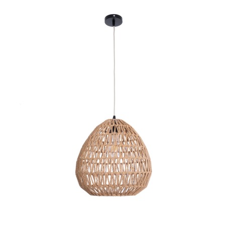 GLOBOSTAR® JJENSON  Boho Κρεμαστό Φωτιστικό Οροφής με Ντουί 1 x E27 AC 220-240V IP20 - Μπεζ - Μ36 x Π36 x Υ30cm
