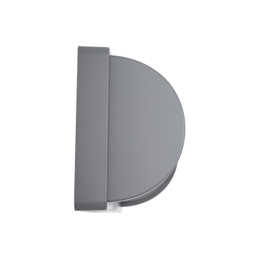 GLOBOSTAR® CELESTIAL  Φωτιστικό Τοίχου - Απλίκα Εσωτερικού/Εξωτερικού Χώρου LED 15W 1575lm 120° AC175-265V Αδιάβροχο IP65 - Πλαστικό Σώμα - Φυσικό λευκό 4500K - Μ26 x Π9 x Υ13.5cm - Γκρι - Bridgelux Chip