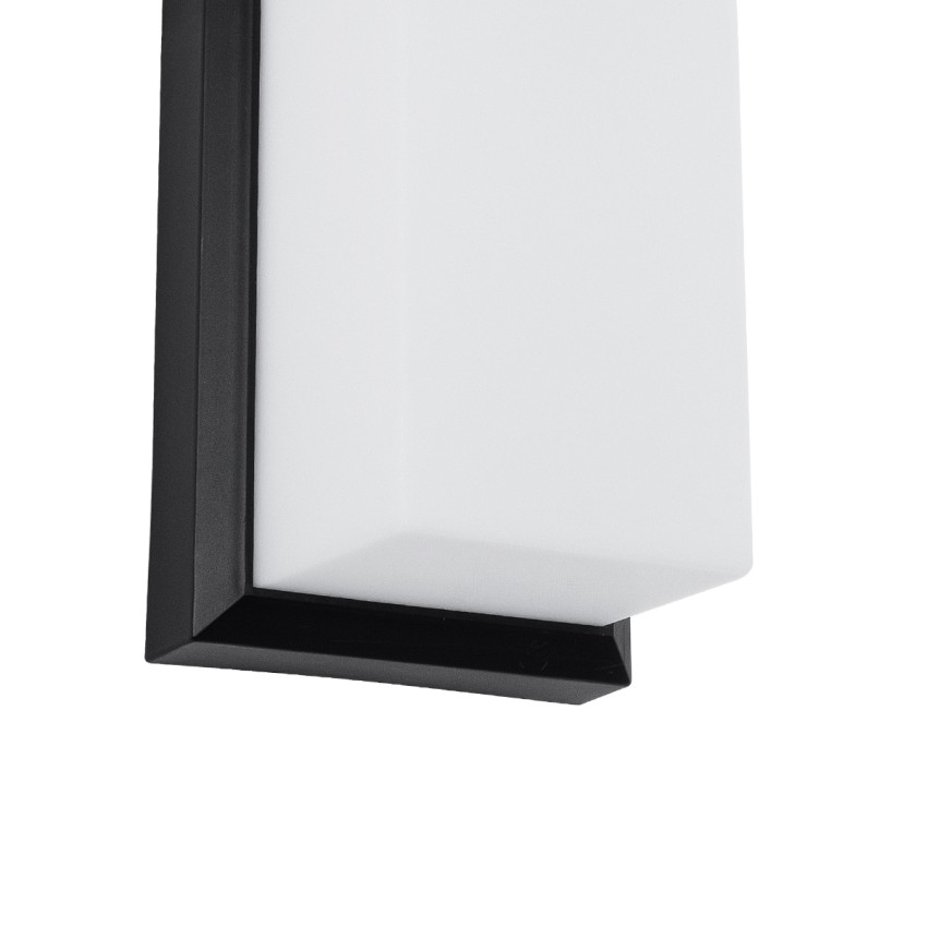 GLOBOSTAR® LOFT  Φωτιστικό Τοίχου - Απλίκα Εσωτερικού/Εξωτερικού Χώρου LED 18W 1890lm 120° AC175-265V Αδιάβροχο IP65 - Πλαστικό Σώμα - Φυσικό λευκό 4500K - Μ24.5 x Π11 x Υ9.5cm - Μαύρο - Bridgelux Chip