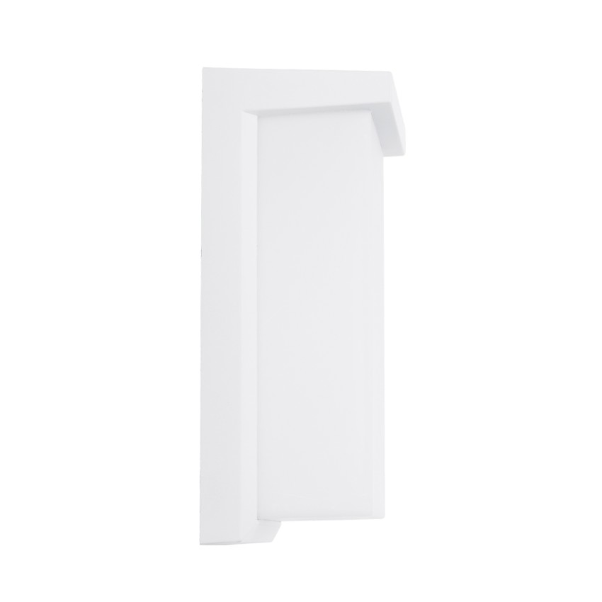 GLOBOSTAR® LOFT  Φωτιστικό Τοίχου - Απλίκα Εσωτερικού/Εξωτερικού Χώρου LED 18W 1890lm 120° AC175-265V Αδιάβροχο IP65 - Πλαστικό Σώμα - Φυσικό λευκό 4500K - Μ24.5 x Π11 x Υ9.5cm - Λευκό - Bridgelux Chip