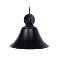 GLOBOSTAR® BELL  Vintage Φωτιστικό Τοίχου - Απλίκα με Ντουί 1 x E27 AC 220-240V IP20 - Μαύρο - Μ35 x Π28.5 x Υ30cm