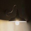 GLOBOSTAR® RAY  Vintage Φωτιστικό Τοίχου - Απλίκα με Ντουί 1 x E27 AC 220-240V IP20 - Λευκό - Μ26 x Π37 x Υ32cm