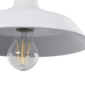 GLOBOSTAR® RAY  Vintage Φωτιστικό Τοίχου - Απλίκα με Ντουί 1 x E27 AC 220-240V IP20 - Λευκό - Μ26 x Π37 x Υ32cm