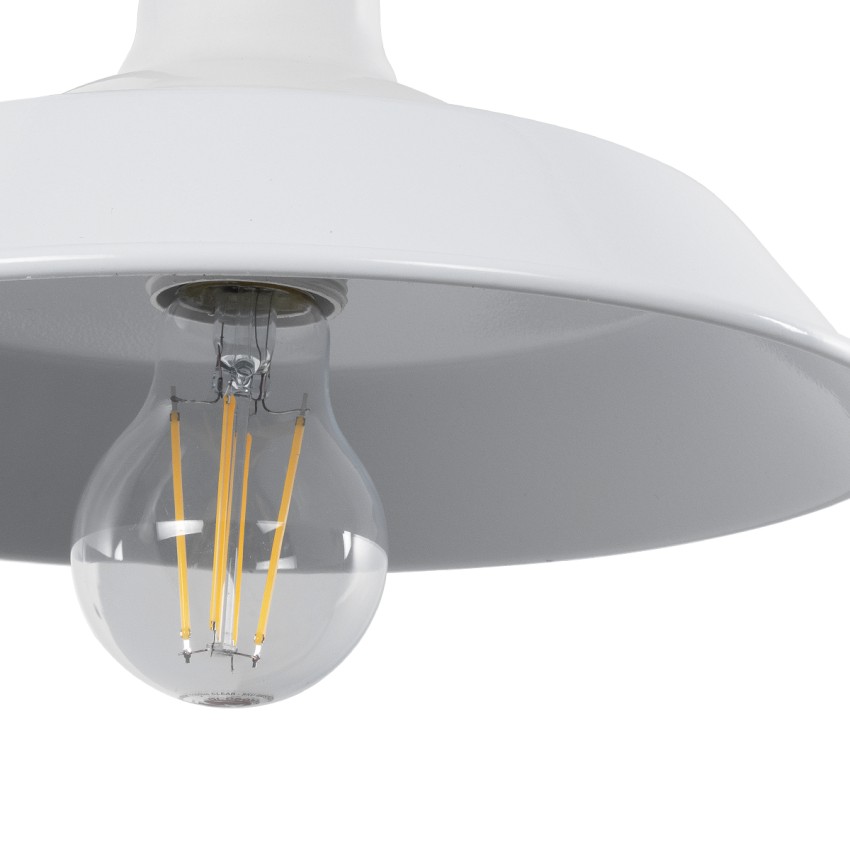 GLOBOSTAR® RAY  Vintage Φωτιστικό Τοίχου - Απλίκα με Ντουί 1 x E27 AC 220-240V IP20 - Λευκό - Μ26 x Π37 x Υ32cm