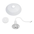 GLOBOSTAR® RAY  Vintage Φωτιστικό Τοίχου - Απλίκα με Ντουί 1 x E27 AC 220-240V IP20 - Λευκό - Μ26 x Π37 x Υ32cm