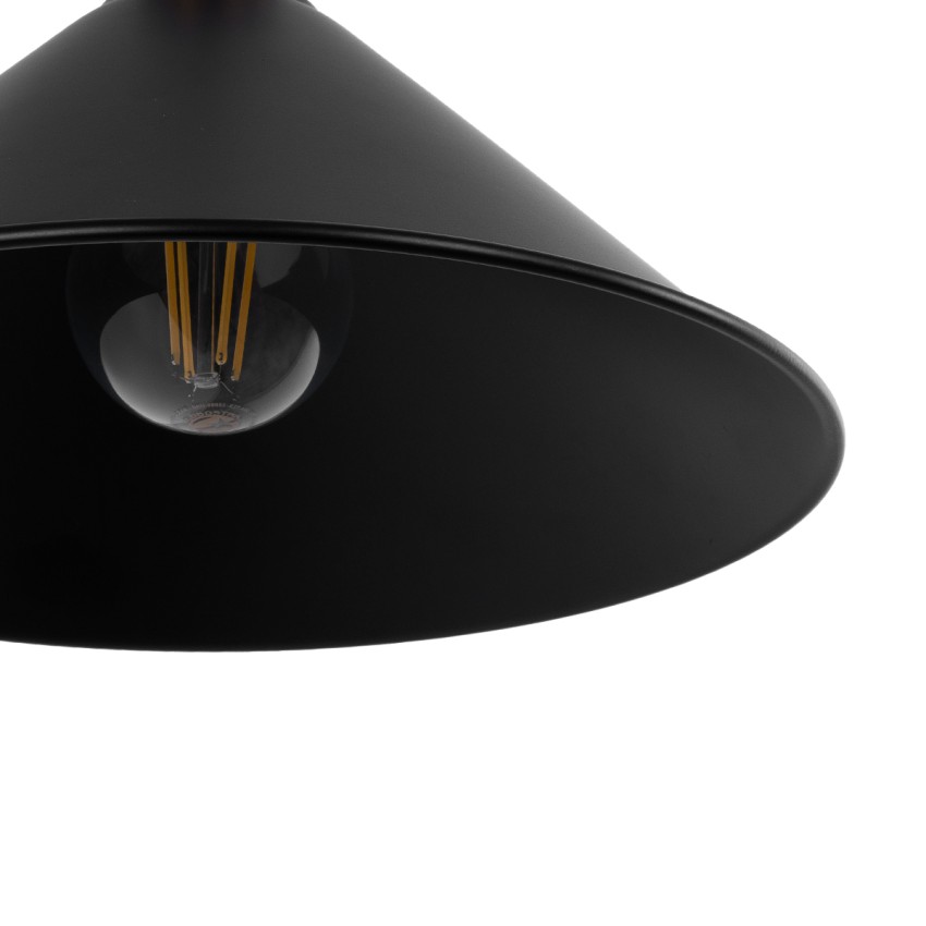 ANBET  Vintage Επιτοίχιο Φωτιστικό Απλίκα Μονόφωτο 1 x E27 IP20 Μαύρο & Χρυσό Μέταλλο - Μ26 x Π38 x Υ27cm