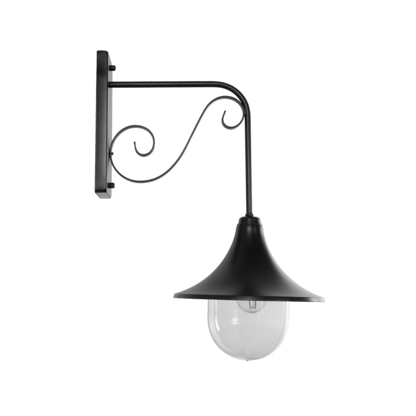 ANNIEL  Vintage Επιτοίχιο Φωτιστικό Απλίκα Μονόφωτο 1 x E27 IP20 Μαύρο Μέταλλο - Μ27 x Π40 x Υ56cm