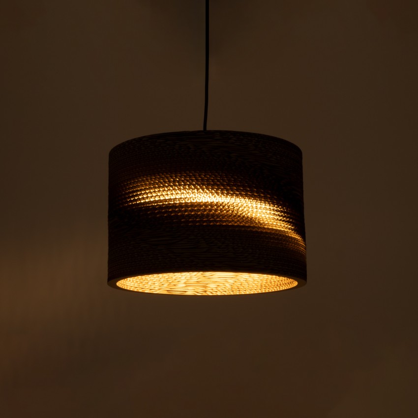 SANTORINI Boho Κρεμαστό Φωτιστικό Καπέλο Μονόφωτο 1 x E27 IP20 3D Καφέ Χαρτί - Μ30 x Π30 x Y20cm SANTORINI Boho Κρεμαστό Φωτιστικό Καπέλο Μονόφωτο 1 x E27 IP20 3D Καφέ Χαρτί - Μ30 x Π30 x Y20cm